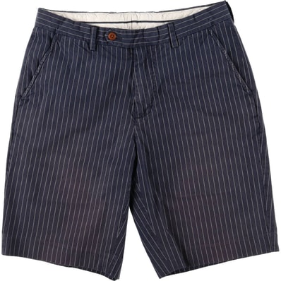 古着 ラルフローレン Ralph Lauren POLO by Ralph Lauren ストライプ柄 コットンショーツ ハーフパンツ メンズw34相当/eaa558082
