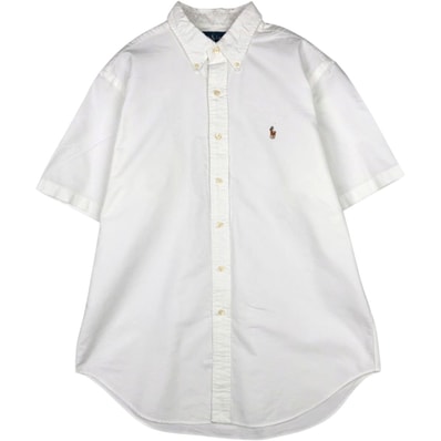 古着 ラルフローレン Ralph Lauren CLASSIC FIT クラシックフィット 半袖 ボタンダウンシャツ メンズL相当/eaa674519