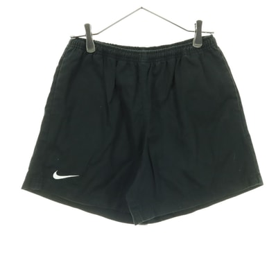 NIKE ナイキ 90s 白タグ スウッシュ ショートパンツ L ブラック