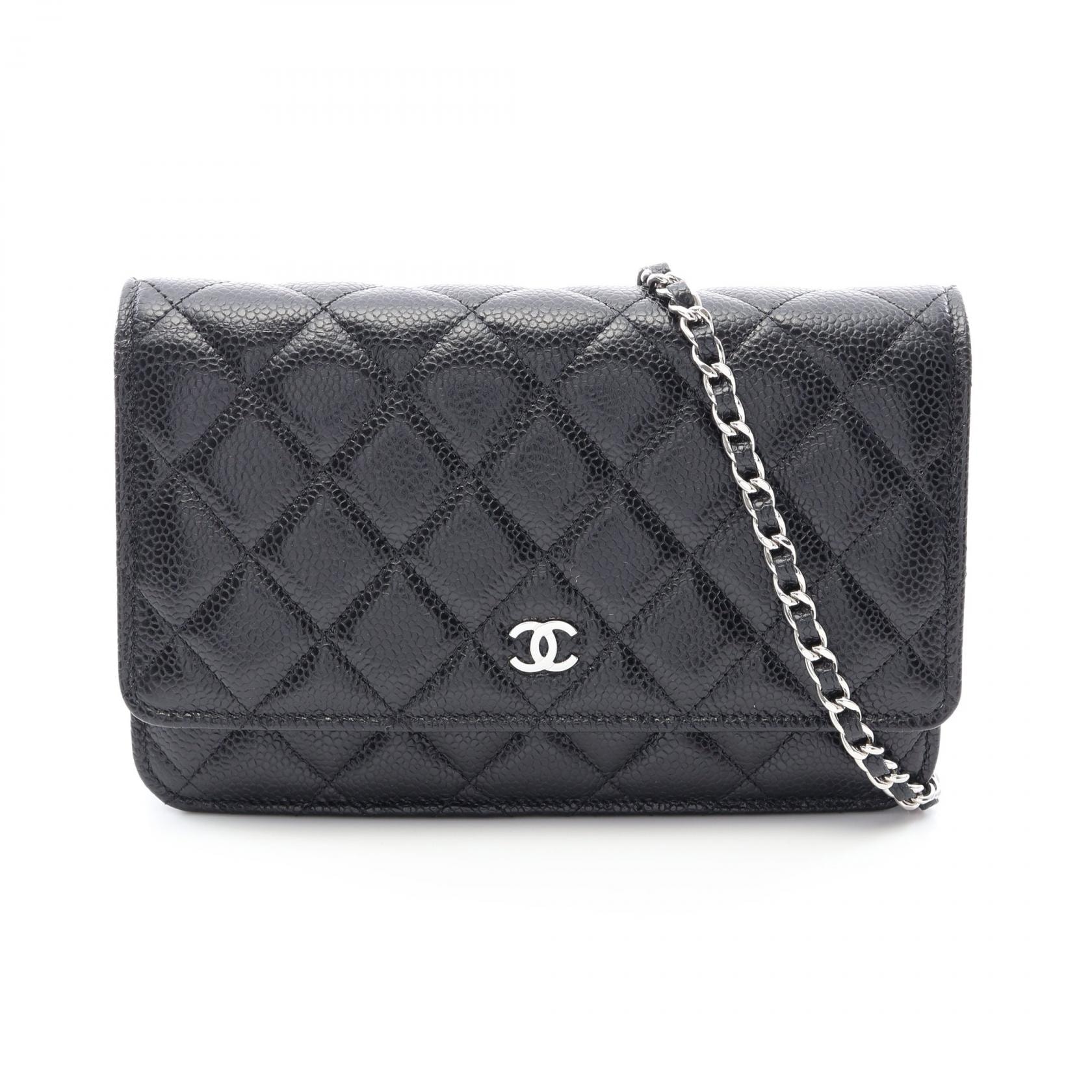 シャネル CHANEL マトラッセ ショルダーバッグ バッグ キャビアスキン(グレインドカーフ) レディース ブラック系 AP0250 【中古】