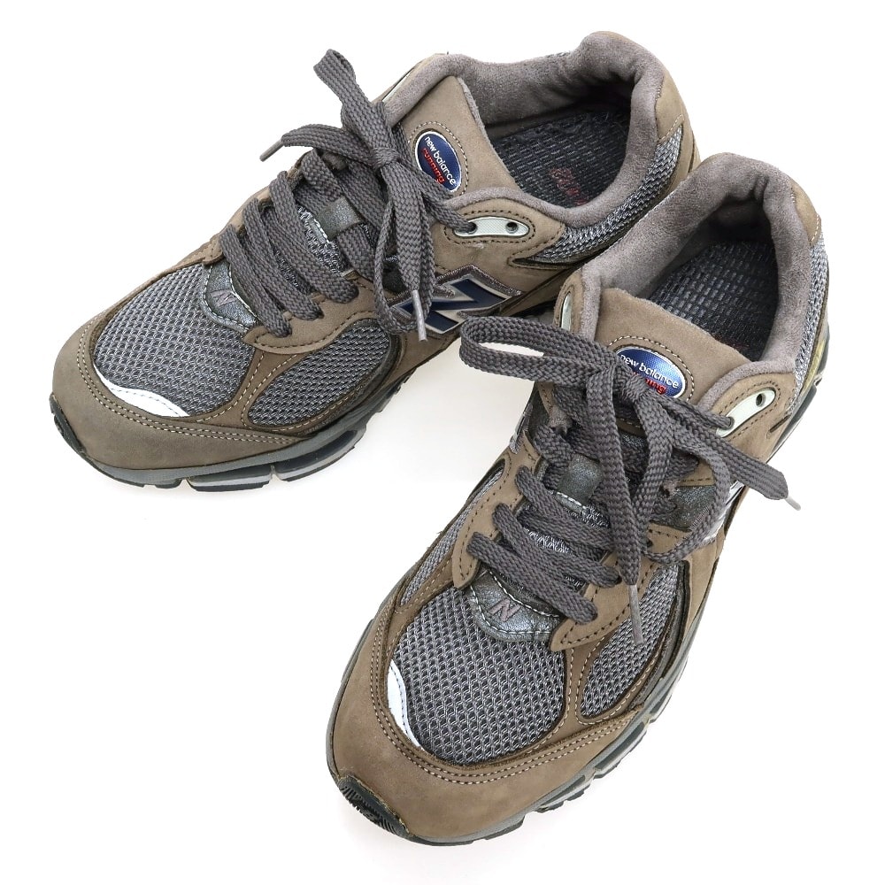 【中古】ニューバランス NEW BALANCE MR2002CU made in USA スエード スニーカー ウォームグレーxグレー【サイズ26cm】【メンズ】