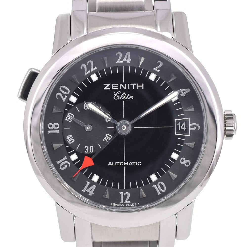 ゼニス ZENITH 01/02.0451.682 ポートロワイヤル エリート スモールセコンド デイト 自動巻き メンズ 美品 箱・保証書付き D#144072