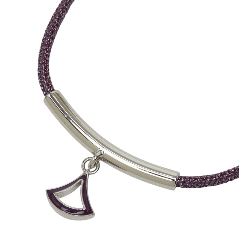 ブルガリ ディーヴァドリーム ブレスレット シルバー パープル メタル レディース BVLGARI 中古