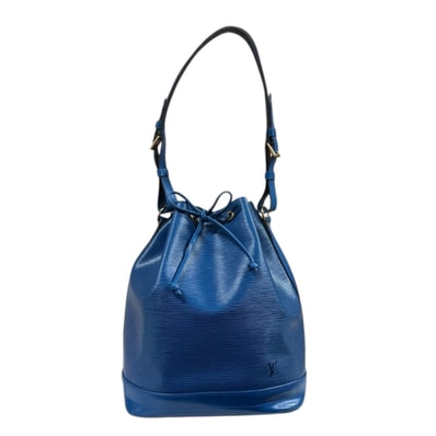 ルイヴィトン ノエ エピ ショルダーバッグ エピレザー M44005 ブルー レディース LOUIS VUITTON 中古