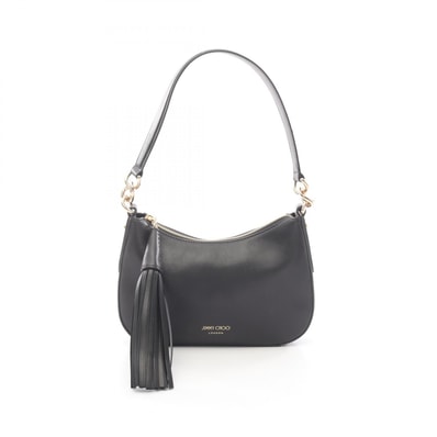 ジミーチュウ JIMMY CHOO ショルダーバッグ バッグ レザー レディース ブラック系 【中古】