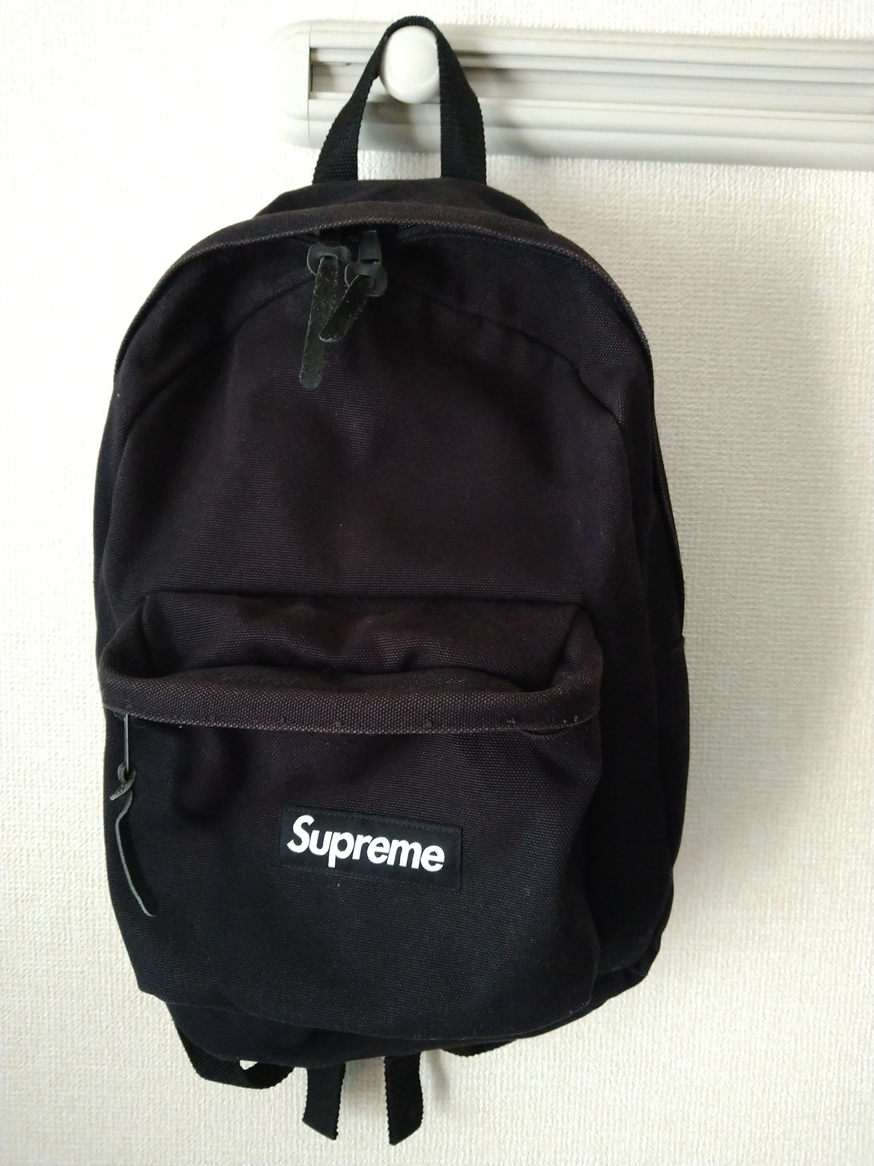 Supreme Canvas Backpack "Black"