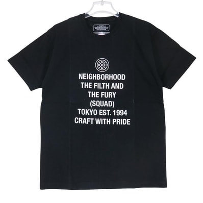 美品 NEIGHBORHOOD ネイバーフッド 20SS CWP/C-TEE.SS 201PCNH-ST16 Tシャツ ブラック ショートスリーブ 半袖 黒 サイズM