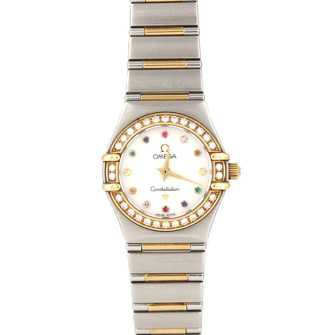 【ノーメンテナンス還元価格】オメガ コンステレーションミニアイリス コンビ/D・12P 1367.79 SSxYG クォーツ