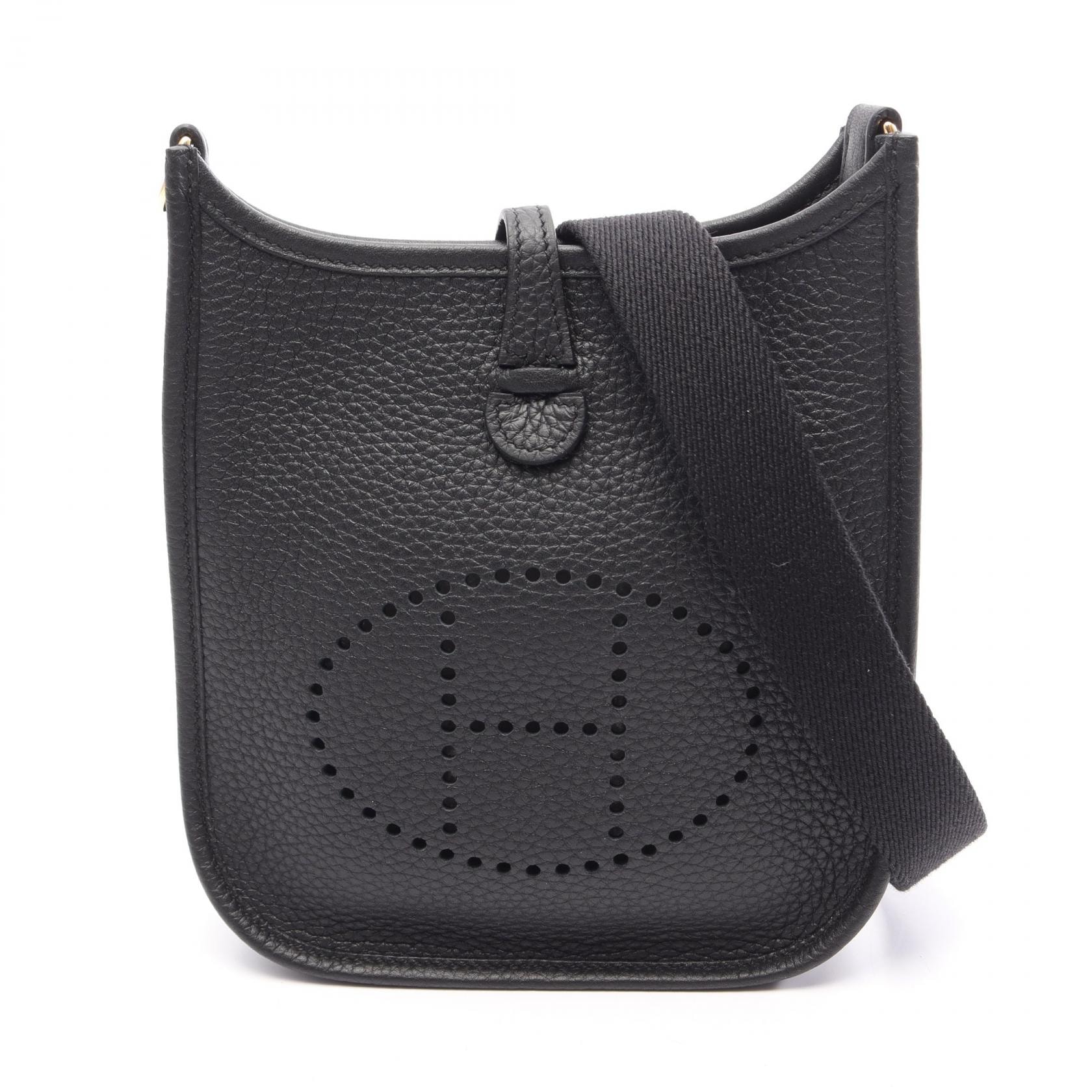 エルメス HERMES エヴリンアマゾンTPM ショルダーバッグ バッグ トリヨンクレマンス トリヨンクレマンス K刻印(2025年製造) レディース ブラック系 【中古】