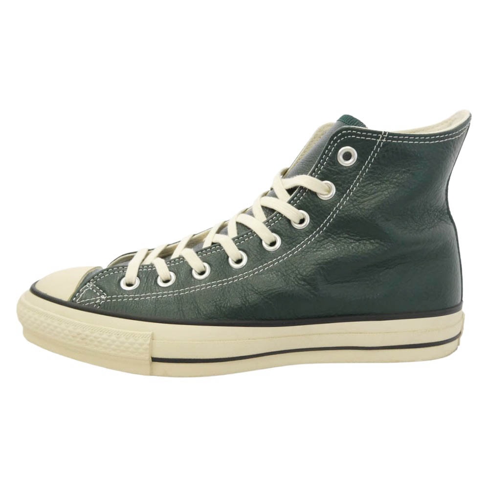 CONVERSE コンバース Ciaopanic チャオパニック CPZ2052413C0003 × CIAOPANIC チャオパニック LEATHER ALL STAR J HI レザー オールスター スニーカー グリーン系 オフホワイト系 27cm【中古】