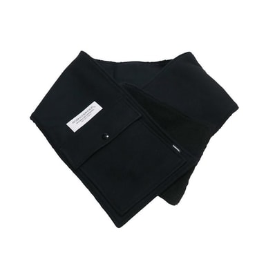美品 NEIGHBORHOOD ネイバーフッド 21AW BOA/E-MUFFLER 212TSNH-AC03 ボア マフラー ブラック ストール 小物 グッズ
