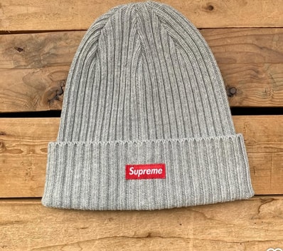 Supreme Overdyed Beanie (26SS) "Heather Grey"