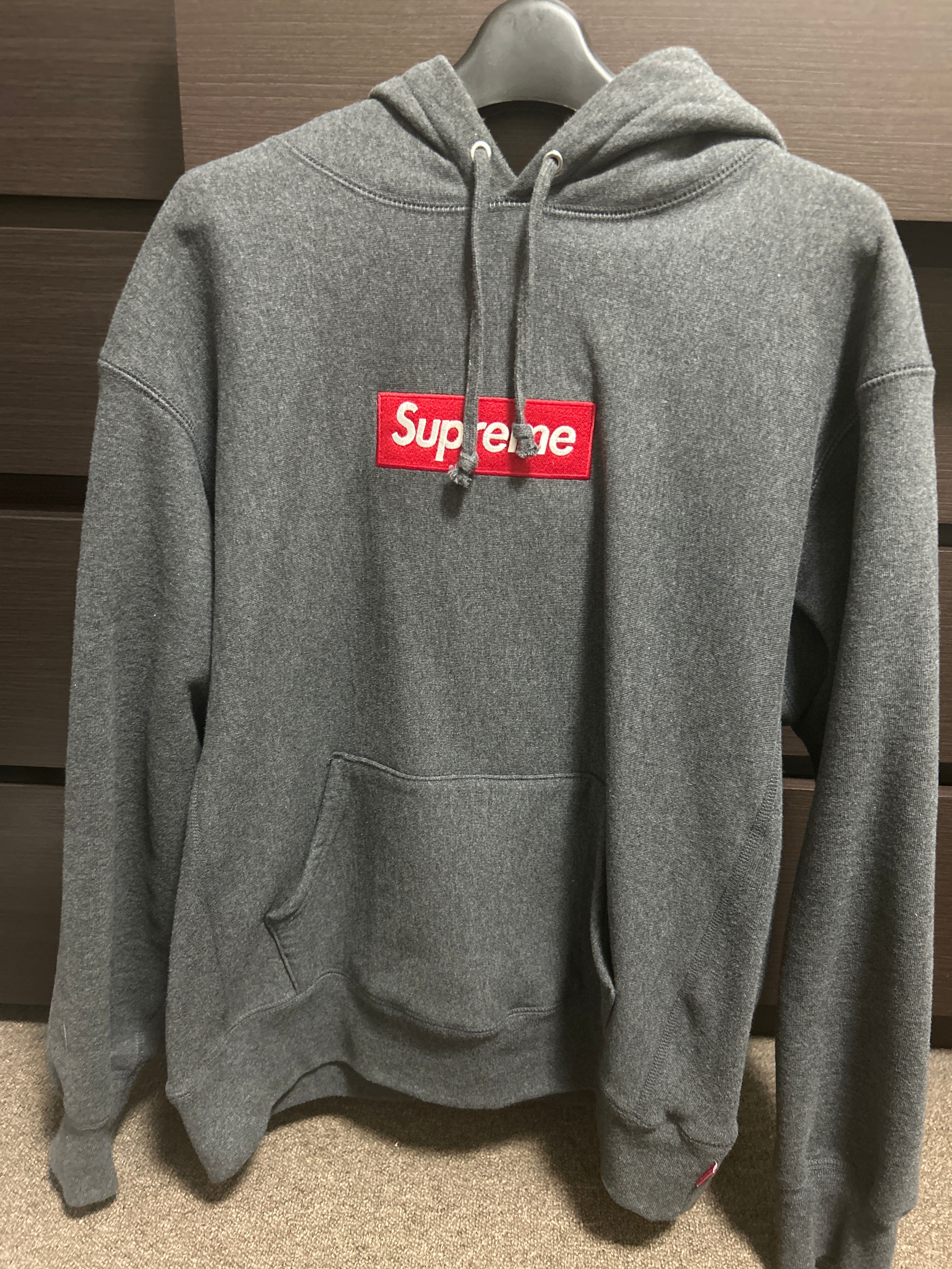 Supreme Box Logo Hooded Sweatshirt "Charcoal" (21FW)