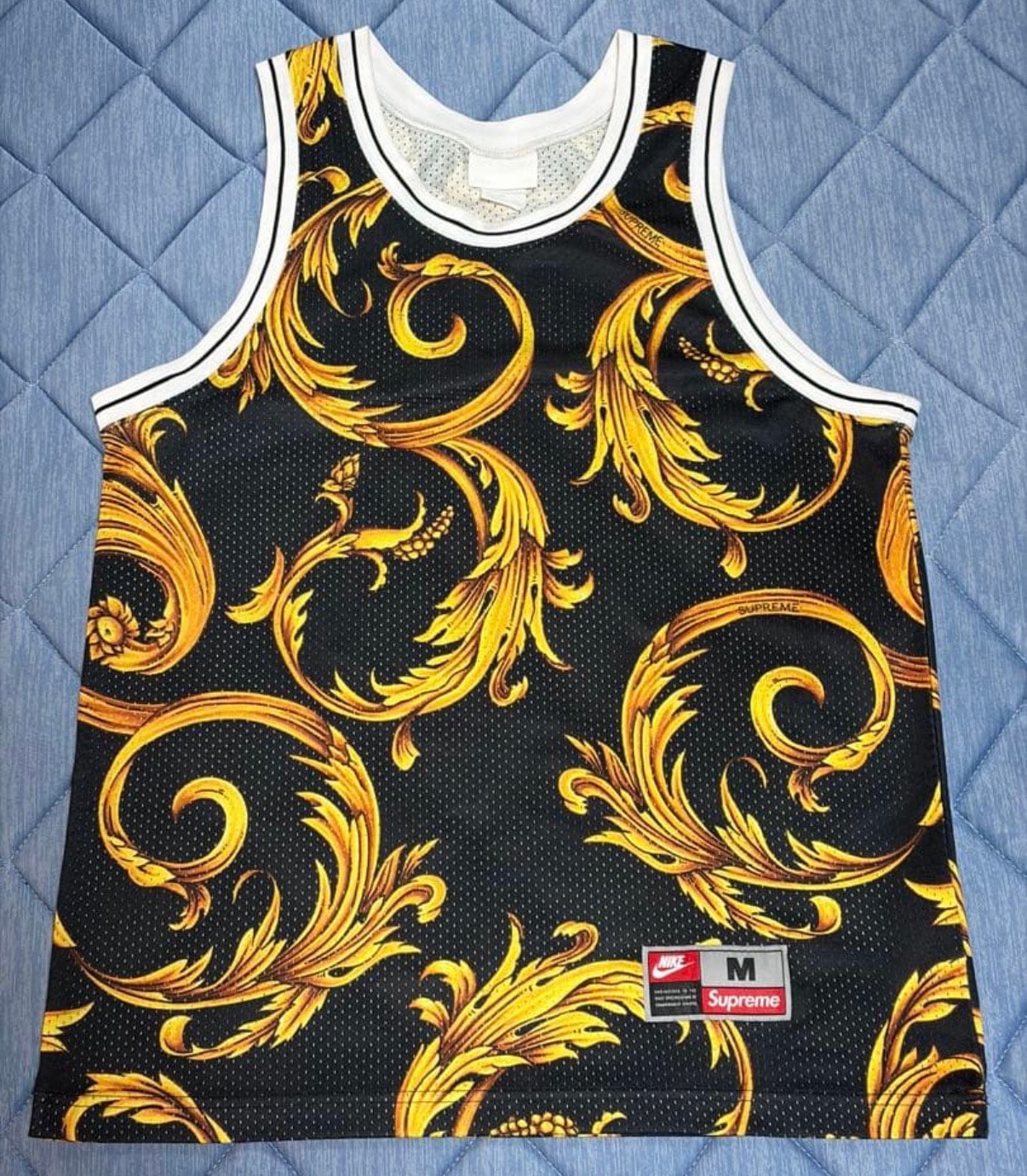 Supreme Nike Basketball Jersey "Black"