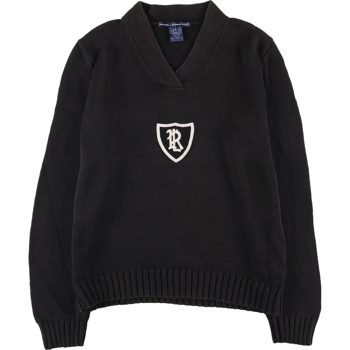 古着 ラルフローレン Ralph Lauren RALPH LAUREN GOLF Vネック コットンニットセーター レディースL相当/eaa400869
