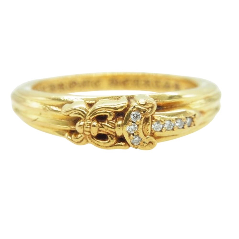 CHROME HEARTS クロムハーツ(原本無) リング 22K BABY CLSC P D 22Kベイビー クラシック ダガー PAVE ダイヤ ゴールド リング ゴールド系 15号【中古】