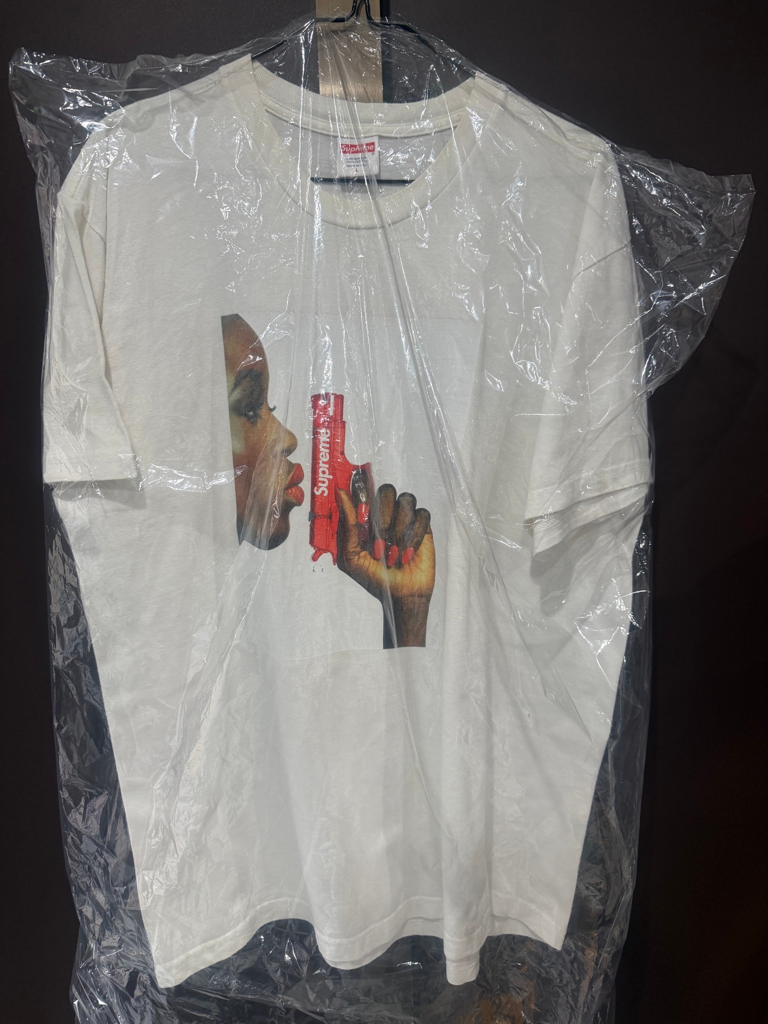 Supreme Water Pistol Tee "White"