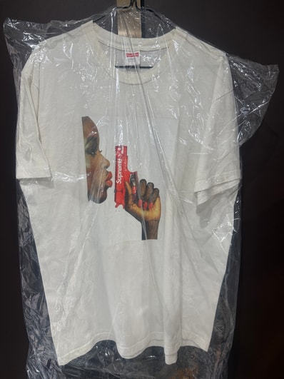 Supreme Water Pistol Tee "White"
