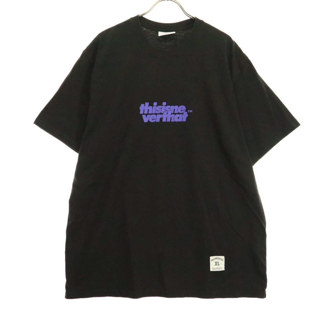 thisisneverthat ディスイズネバーザット 半袖 Tシャツ XL ブラック