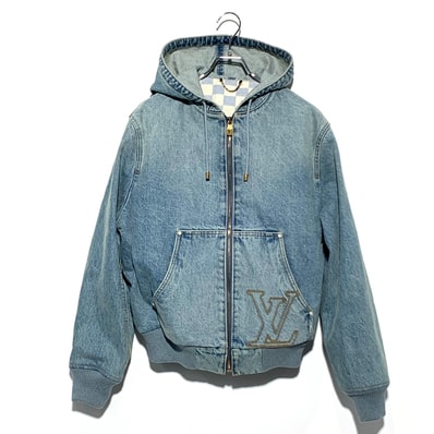 ルイヴィトン フーデッド ワークウェア デニムブルゾン