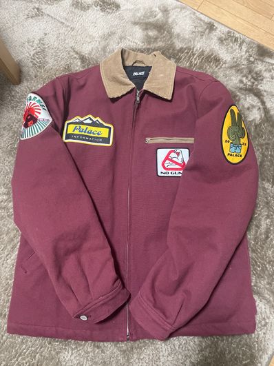 PALACE BADGE WORK JACKET "Wine"