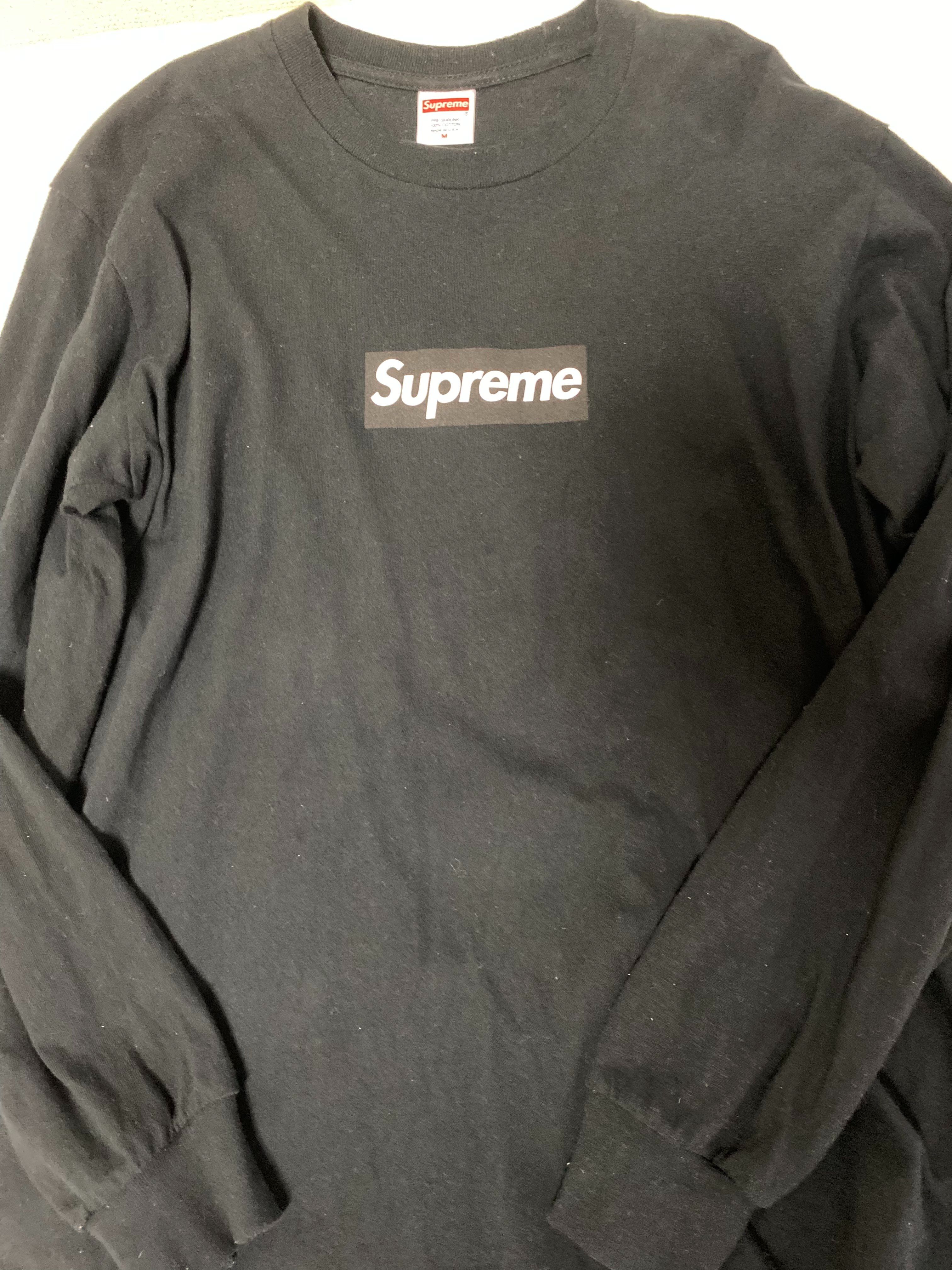 Supreme Box Logo L/S Tee "Black"