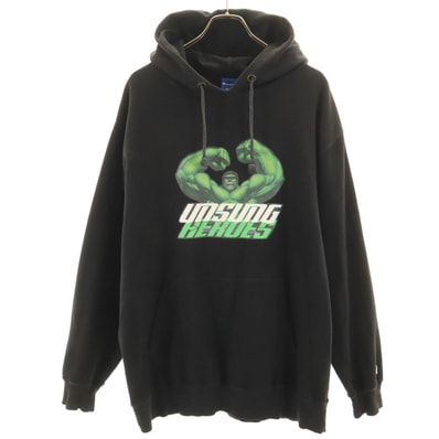 Champion チャンピオン 長袖 スウェットパーカー ブラック