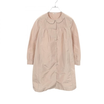 ミュウ ミュウ Miu Miu 衣料品 アウター ポリエステル レディース ベージュ系 【中古】