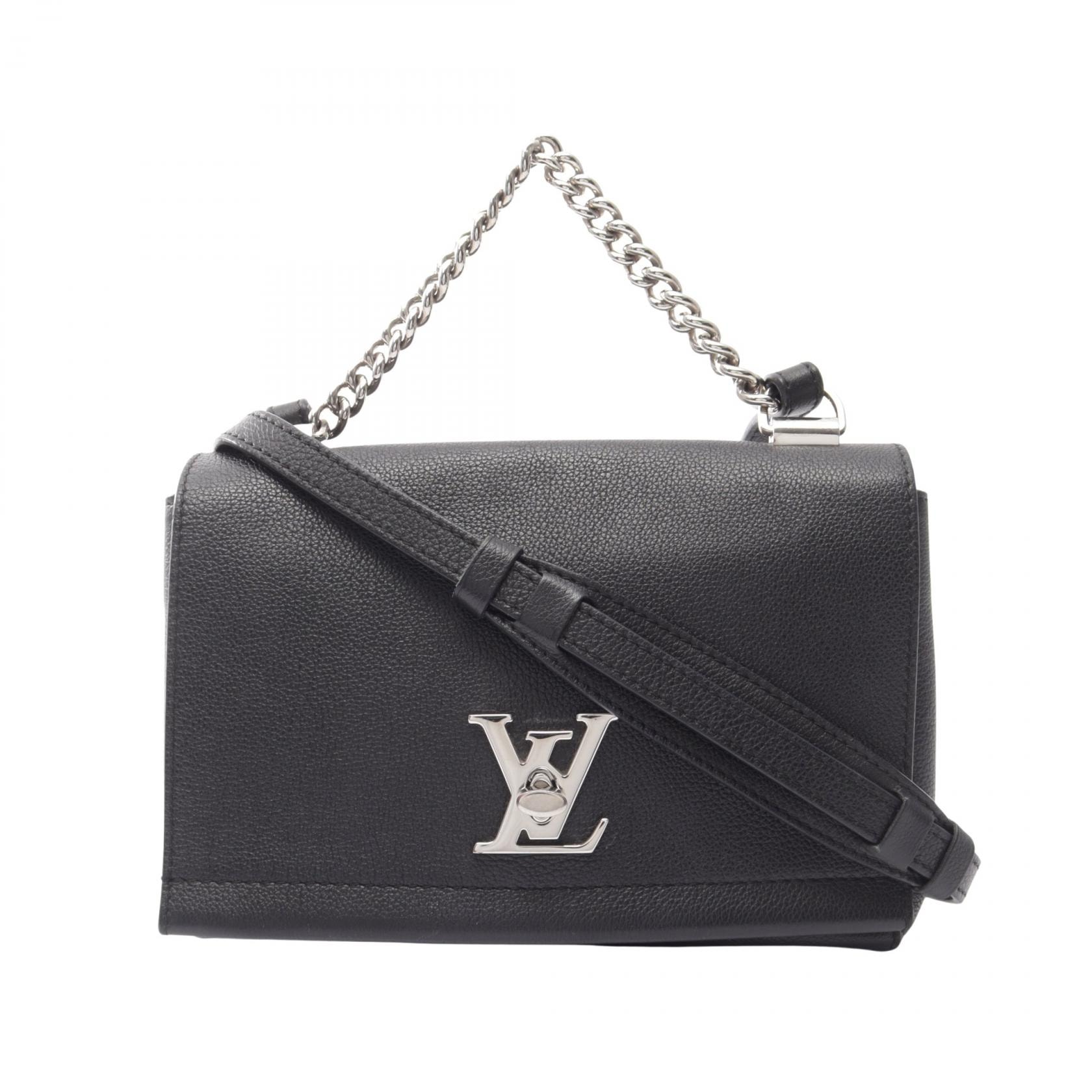 ルイ・ヴィトン LOUIS VUITTON ロックミー2 BB ノワール ハンドバッグ バッグ レザー レディース ブラック系 M51200 【中古】