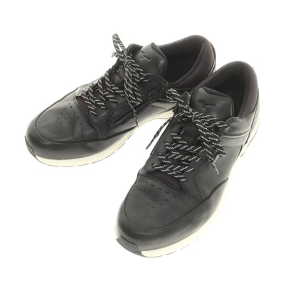 【中古】ミズノ MizunoTHE LD GTX レザー スニーカー ブラック【サイズ27】【メンズ】