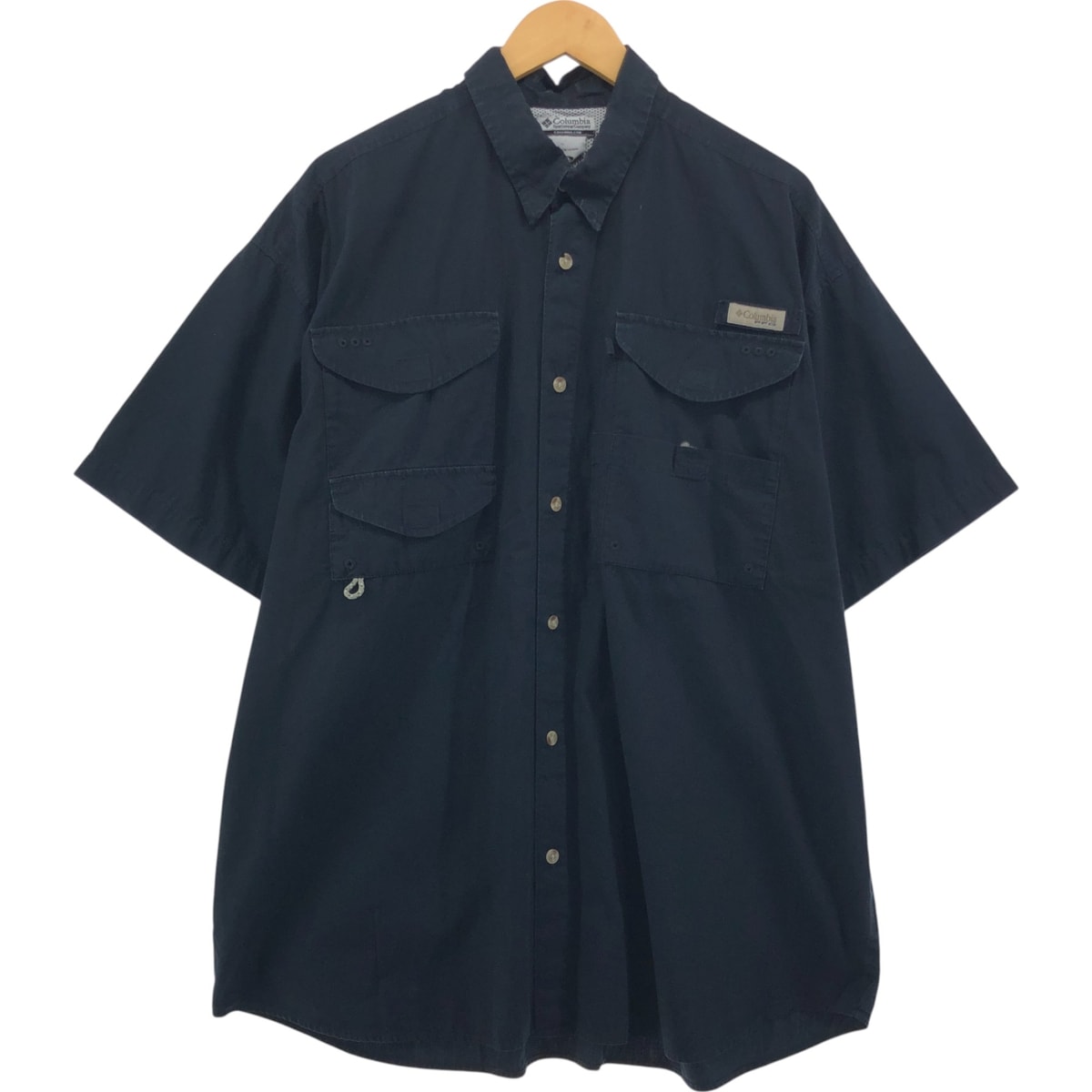 古着 コロンビア Columbia 半袖 フィッシングシャツ メンズXL相当/eaa550554