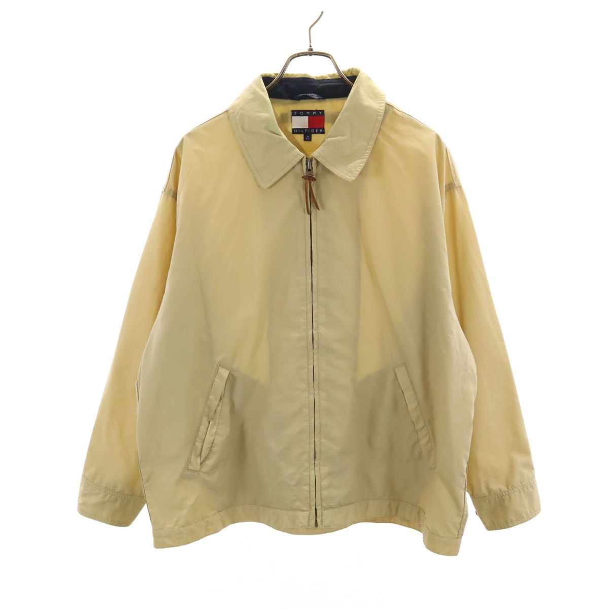 TOMMY HILFIGER トミーヒルフィガー 90s オールド スイングトップ M ベージュ