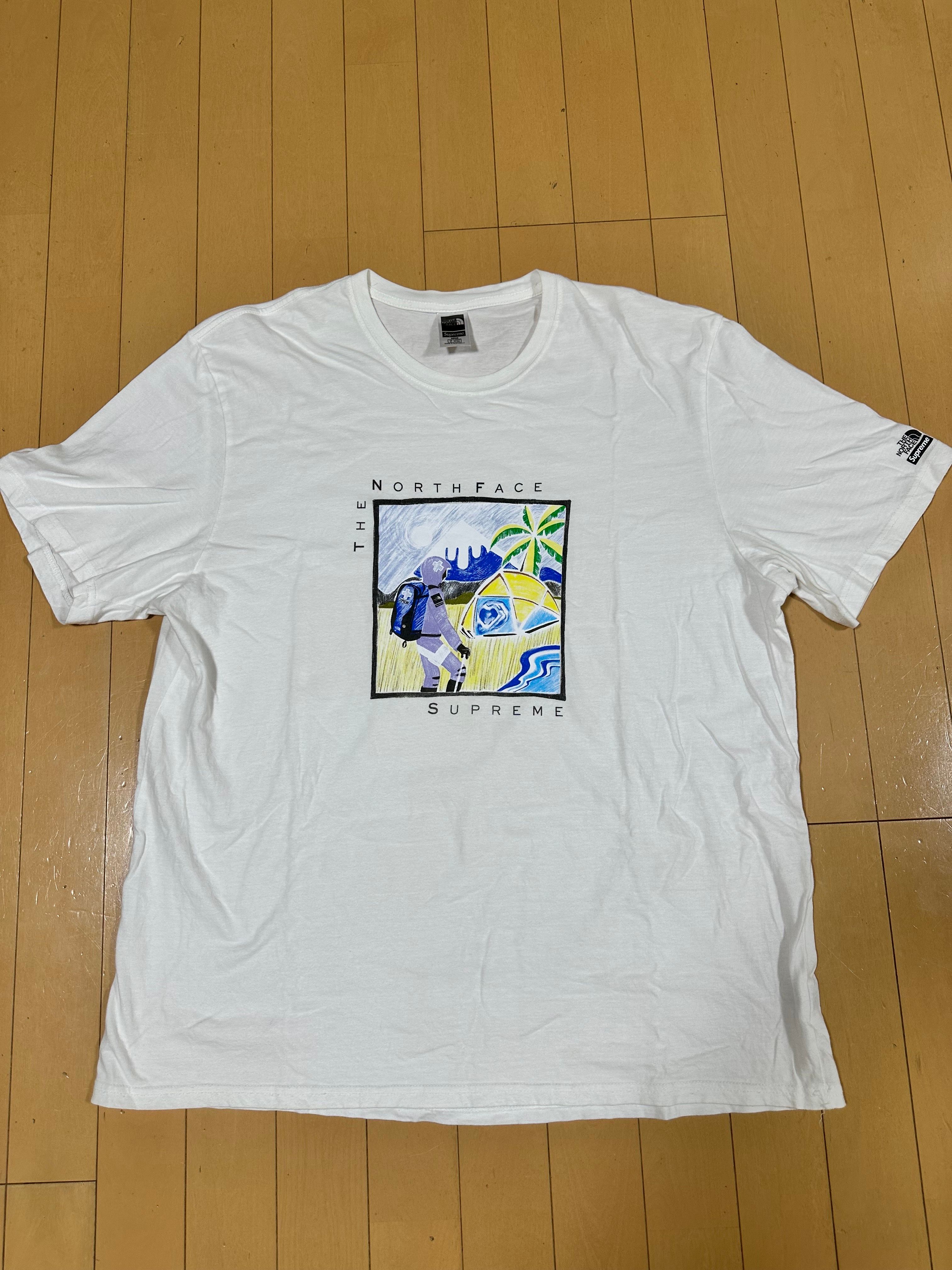 Supreme x The North Face Sketch S/S Top "White"