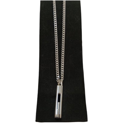 □□GUCCI グッチ ネックレス Gモチーフ シルバー