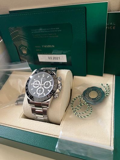 ROLEX Cosmograph DAYTONA Black Dial 116500LN