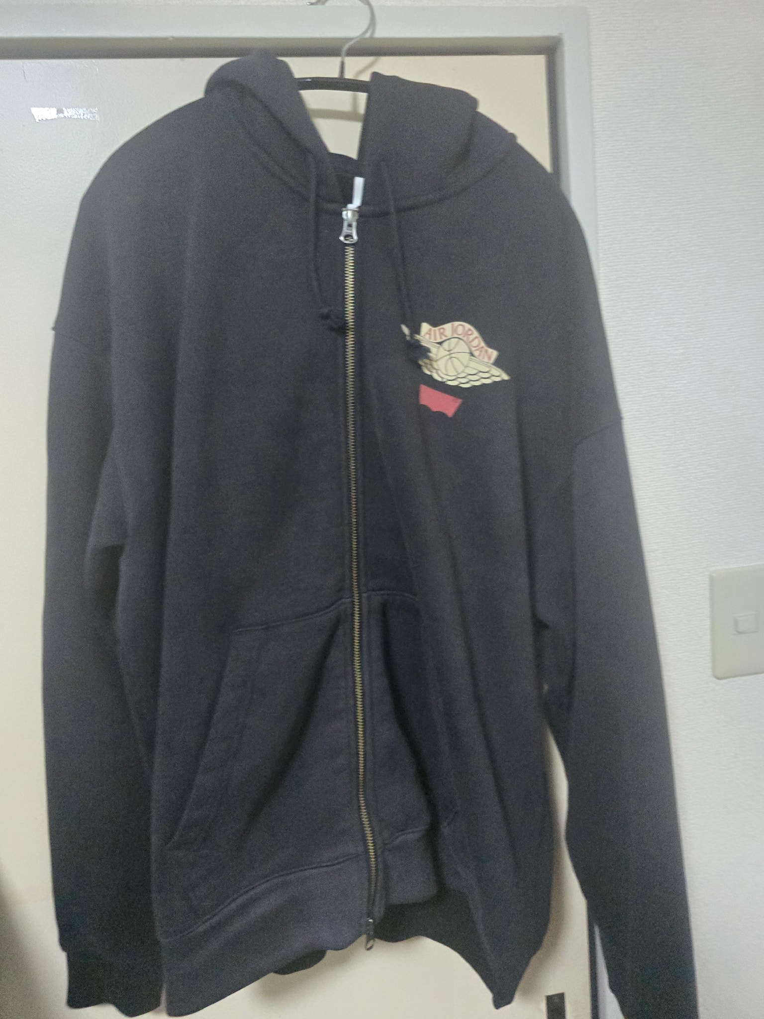 Nike Jordan x Levi's Heavyweight Fleece Zip Hoodie "Black" (US Size) IM6734-010