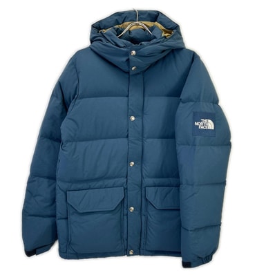 ノースフェイス ブルー ナイロン CAMP SIERRA SHORT/キャンプシエラ ダウンジャケット L