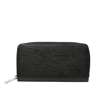 ルイ ヴィトン エピ ジッピーウォレット ラウンドファスナー 長財布 M61857 ノワール ブラック レザー レディース LOUIS VUITTON 【中古】