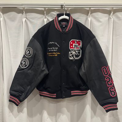 Supreme x HYSTERIC GLAMOUR Varsity Jacket "Black"