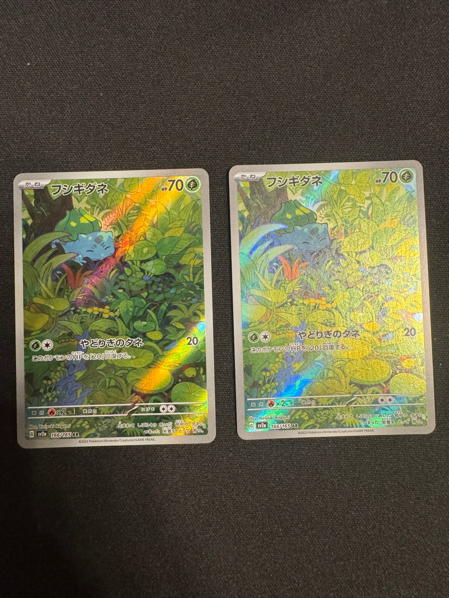 フシギダネ AR[SV2a 166/165](強化拡張パック「ポケモンカード151