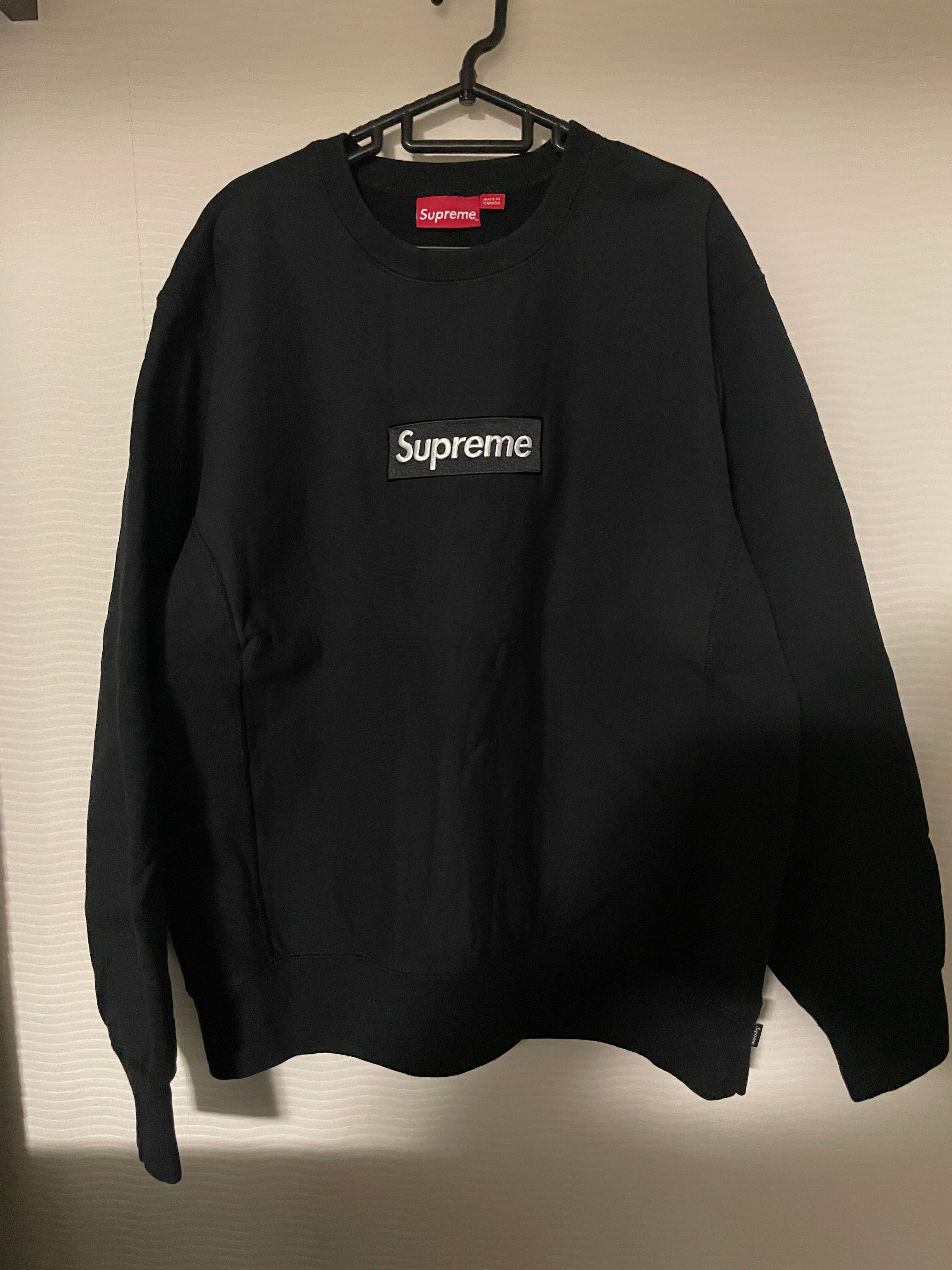 Supreme Box Logo Crewneck Sweatshirt "Black" (18FW)