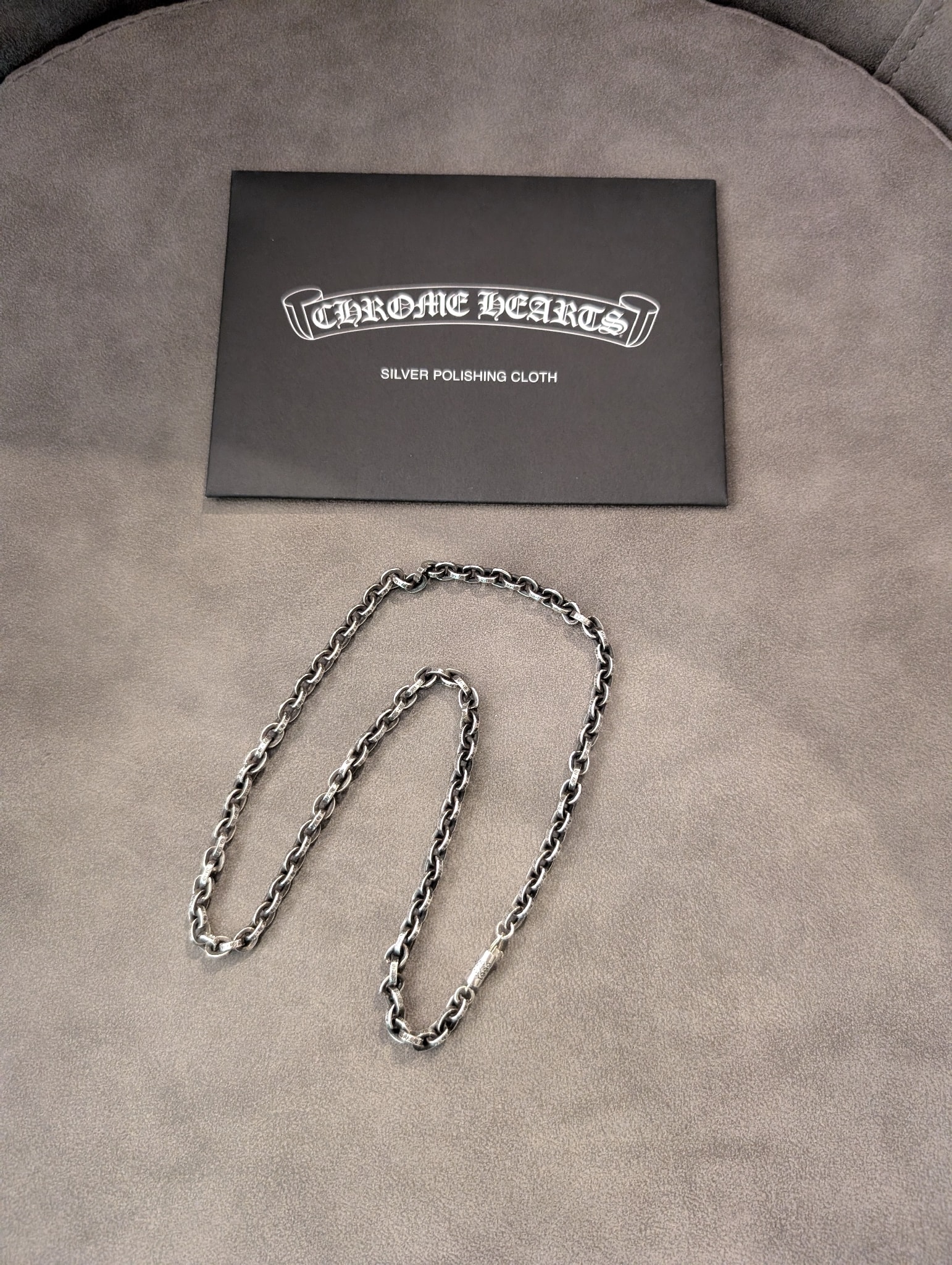 Chrome Hearts Paper Chain Necklace "Silver"
