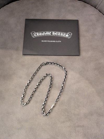 Chrome Hearts Paper Chain Necklace "Silver"