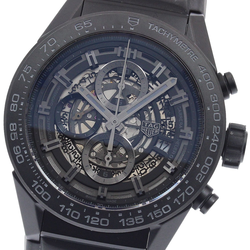 ☆美品 タグホイヤー カレラ キャリバー ホイヤー01 メンズ 【中古】