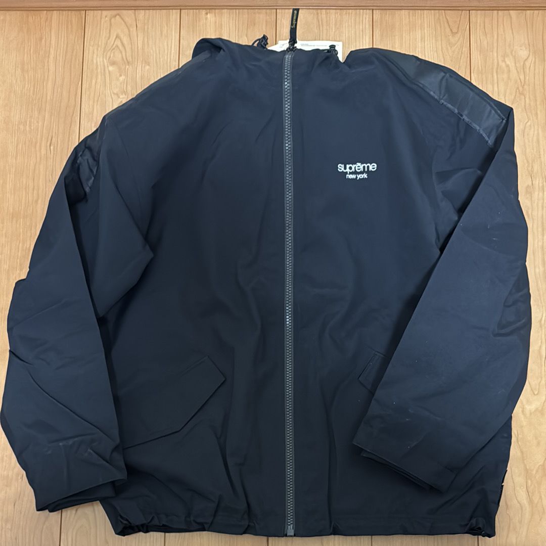 Supreme GORE-TEX Stripe Hooded Jacket "Black"