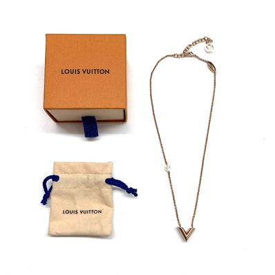 $$ LOUIS VUITTON ルイヴィトン エセンシャルV ネックレス 39-44cm M02382