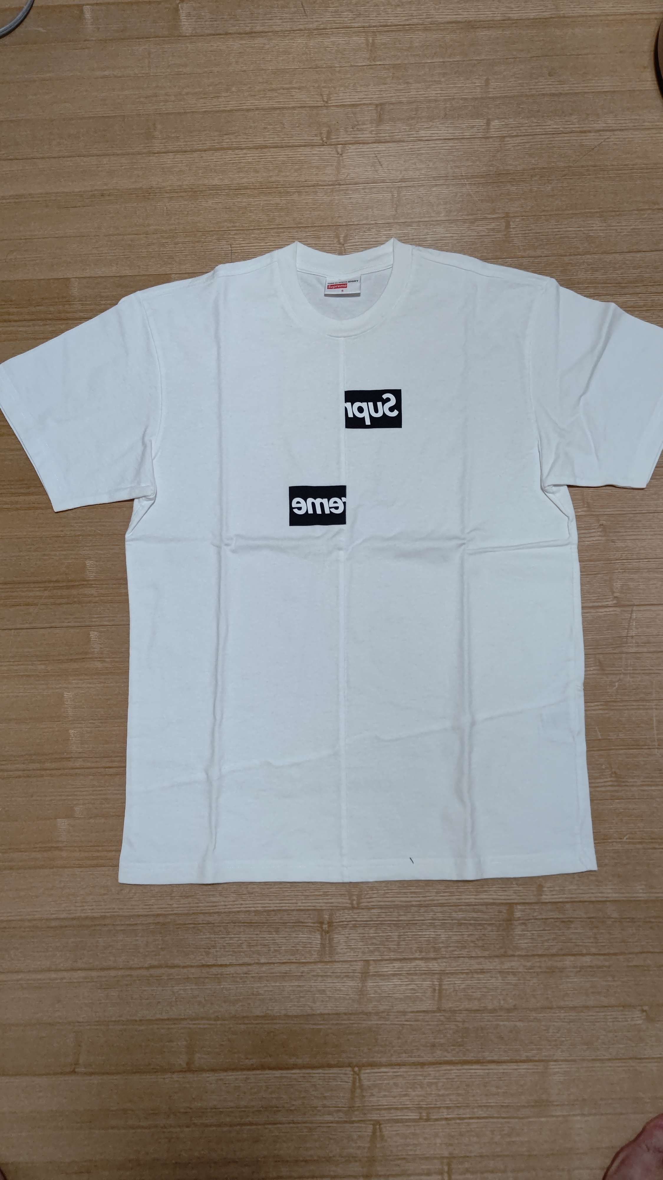 Supreme / Comme des Garçons SHIRT® Split Box Logo Tee "White"