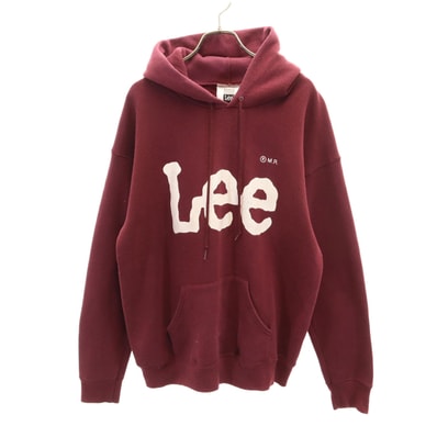 Lee リー 90s オールド 長袖 スウェットパーカー L パープル系 プルオーバー 裏起毛