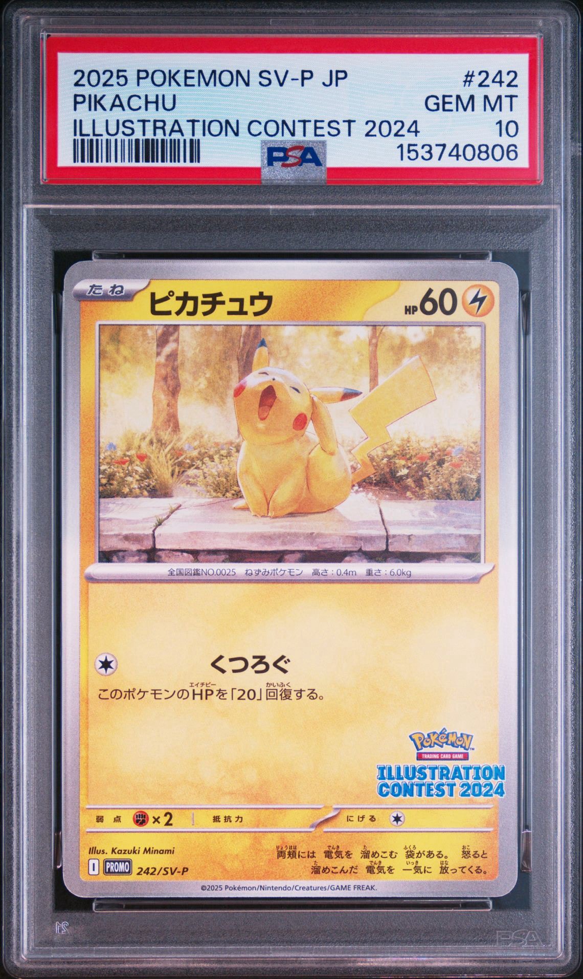 ピカチュウ [SV-P 242](プロモカードパック「イラストレーション