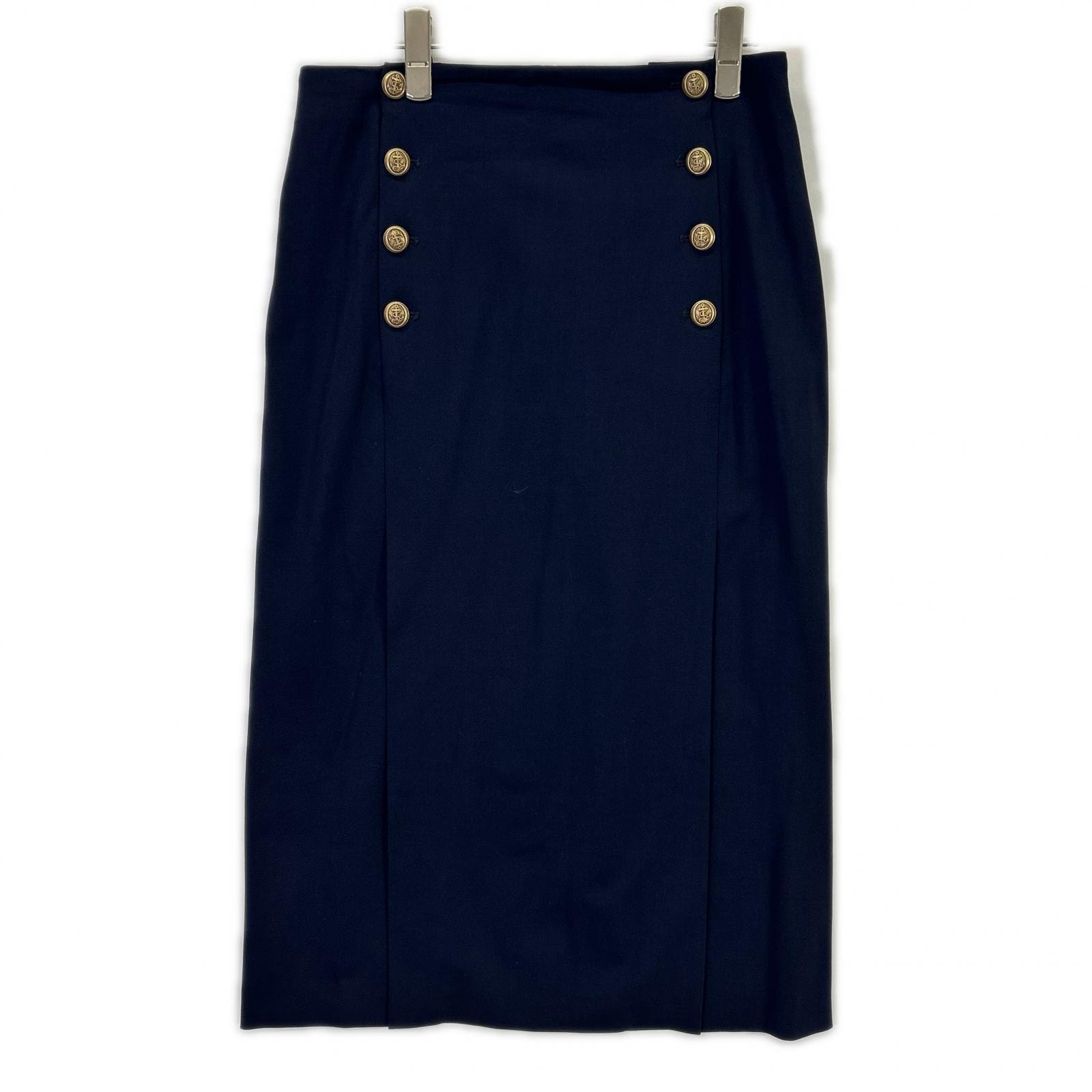 ポロ ラルフローレン 0200016869 ネイビー 金ボタン スカート 6